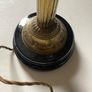 Vintage Converted Cut Glass & Brass Table Lamp  Fully Rewired Image 2