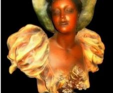 Substantial Vintage Bust 'Libellule'