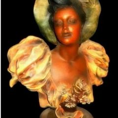 Substantial Vintage Bust 'Libellule'