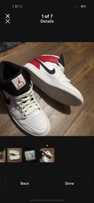Jordan 1 mid white