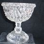 Antique Early American Clear Glass Compote Bowl circa late 1800's Image 2