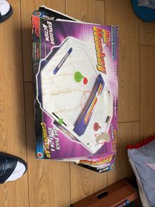 air hockey game