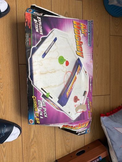 air hockey game