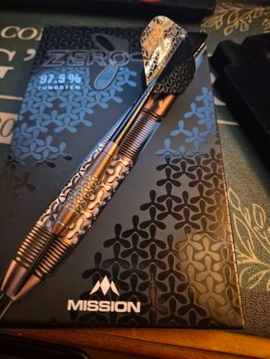 Mission Zero Darts - 97.5% Tungsten 26G RRP 122Euro