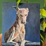 #2 Spanish Greyhound / Galgo Espaniol / oil painting on canvas panel Image 4