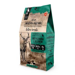 Country of Animals Forest Flavours Pork with Venison dry dog food 2kg (kibble 1cm)