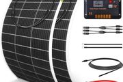 260W 12/24V Flexible Solar Panel Kit for camper boat shed or any off the grid installations
