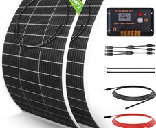 260W 12/24V Flexible Solar Panel Kit for camper boat shed or any off the grid installations