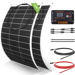 260W 12/24V Flexible Solar Panel Kit for camper boat shed or any off the grid installations