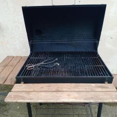 Charcoal Barrel BBQ Grill
