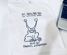 Daniel Johnston As Worn By Kurt Cobain Hi How Are You Unisex T-Shirt Nirvana tee