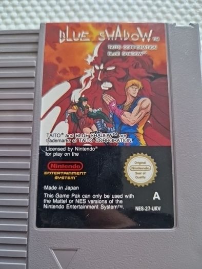 Blue Shadow Nintendo Nes Arcade Retro Games Original