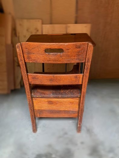 Vintage 1920's American Oak Childs desk