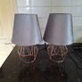 Beautiful pair of modern gold table lamps Image 3