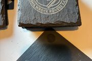 shamrock rovers black slate coaster 6 pack