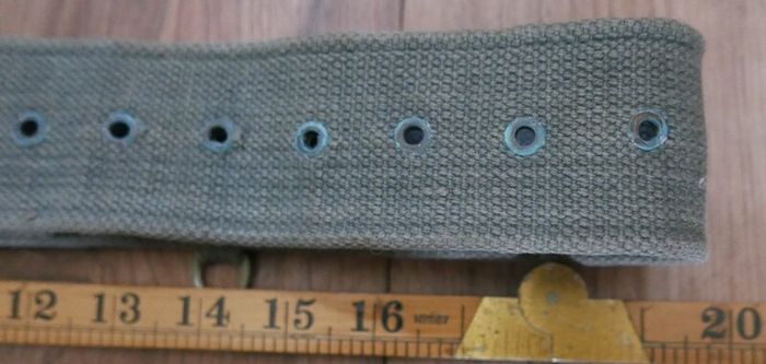 BRITISH ARMY 58 Patt WEBBING Belt Genuine Para SAS VIntage Canvas Falklands