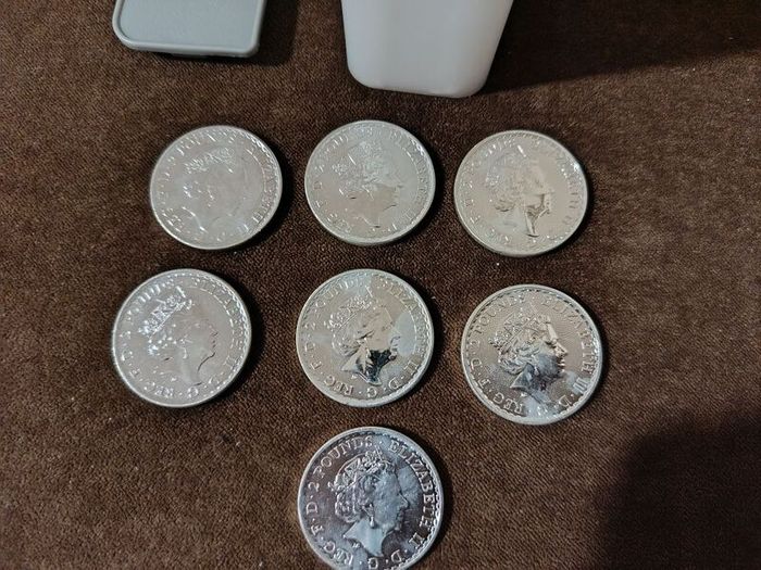7 x 1oz 2023 'Last Queen' Silver Britannias (.999 Silver)