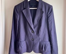 Helen McAlinden linen pure blazer uk14