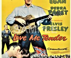 Elvis Presley 1956 Love Me Tender Movie Poster Reproduction