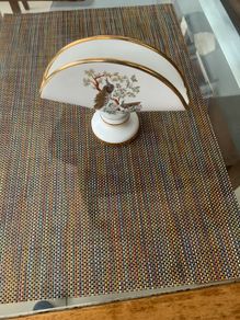 Vintage ceramic gold 1970 s Greek napkin holder