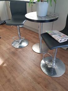 kitchen table and stools