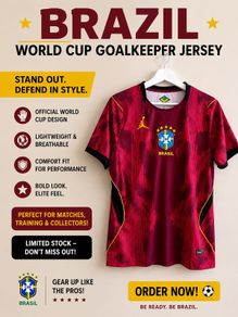 Brazil Goalkeeper World Cup jersey
