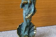 Vintage Brass Statuette Depicting The Birth Of Venus
