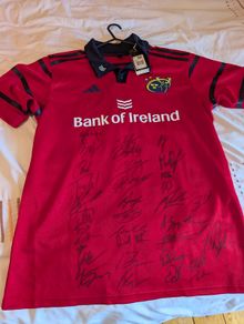 New Munster Rugby Signed Jersey