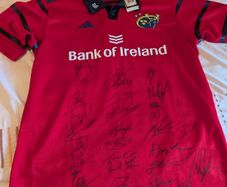 New Munster Rugby Signed Jersey