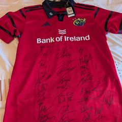 New Munster Rugby Signed Jersey
