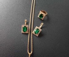 Emerald Green Costume Jewellery Sets