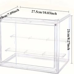 Transparent display box for figurines etc.