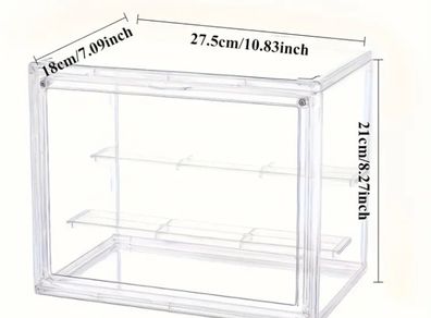 Transparent display box for figurines etc.
