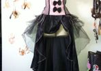 Sexy Pink and Black Moulin Rouge Fancy Dress Costume size 8-10