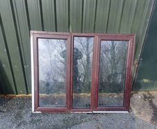 window brown pvc