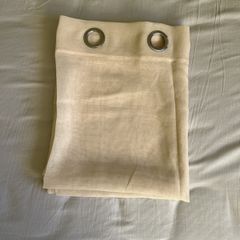 Light cream curtain panel