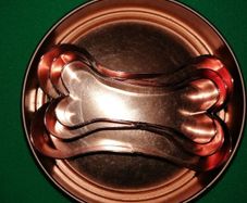 3 New Metal Cookie Cutters (Dog Bones)