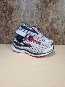 womens BROOKS LAUNCH 3 STARS Victory Run 4th of july Size UK 6.5 EU 40
