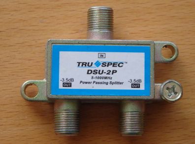 Splitter 2-Way 5-1000 MHz