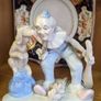 vintage ornament clown and his dog Image 5