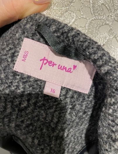 Coat Grey Per una wool