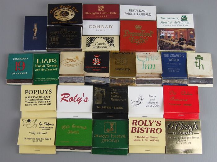 146 Collectable Souvenir Matches, Matchbooks, Match Boxes