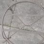 Vintage iron chair frame Image 7