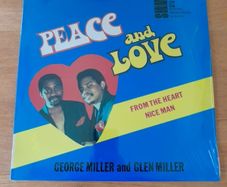 Peace and Love - George Miller and Glen Miller. 1989. Reggae. LP. Vinyl. Record. Album. Trinidad. Tobago. Jamaica. NEW.