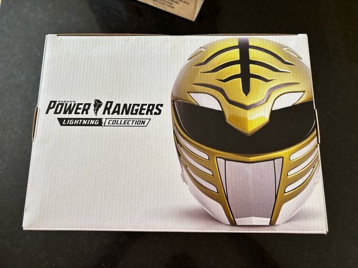 Power Rangers - White Ranger Helmet - sealed