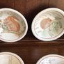 Vintage set of six nature conservation cereal bowls by John Tams Image 2