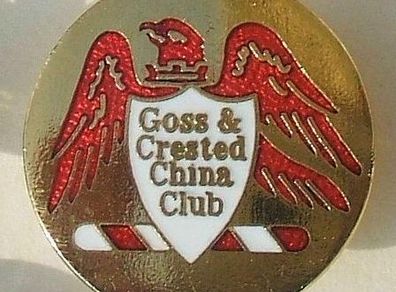 Goss & Crested China Club membership enamel badge (1980s)