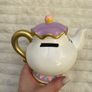 Disney Limited Edition Beauty And The Beast Mrs Potts Money Box approx. 15 cm. Damaged box Please see photos Image 7