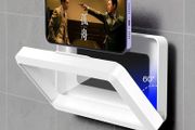 Bathroom Bath Shower Waterproof Phone Holder Home Wall Phone Case Stand Box Self-adhesive Touch Screen Phone Bracket Shower Sealing Storage
