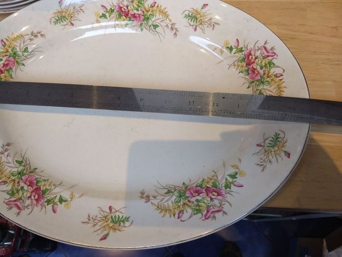Beautiful 1950s Almost Complete Dinner Service by Arklow Pottery in Pattern Number 2508